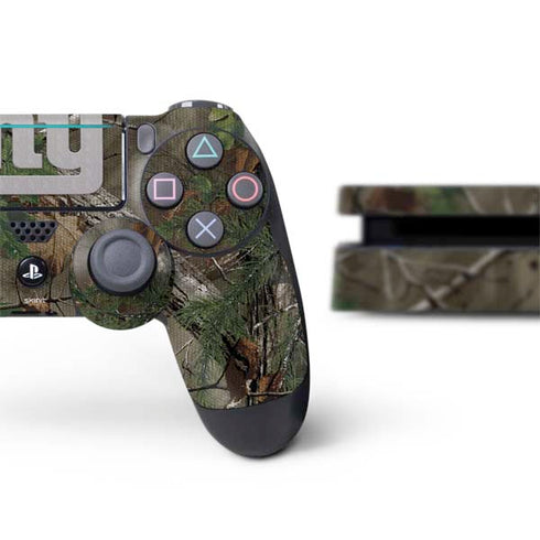 NFL New York Giants Realtree Xtra Green Camo PS4 Slim Bundle Skin